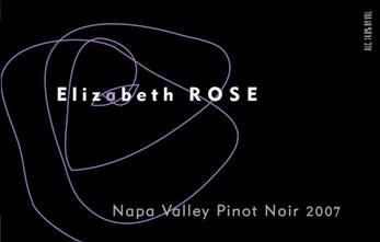 Elizabeth Rose - Pinot Noir Napa Valley