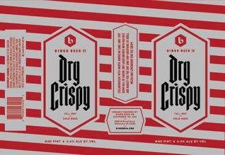 Bingo Beer Co. - Dry Crispy (16oz can) (16oz can)