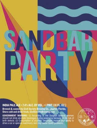 Civil Society Brewing - Sandbar Party (16oz can) (16oz can)