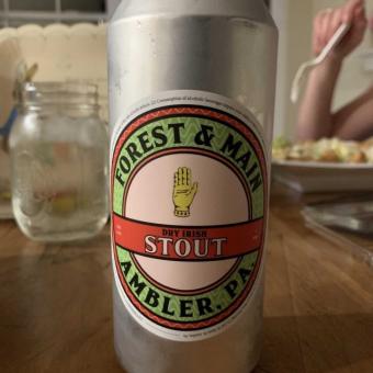 Forest & Main Brewing Company - Dry Stout (16oz can) (16oz can)