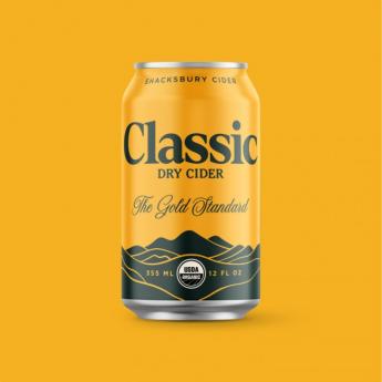 Shacksbury CIder - Classic Dry Cider (12oz can)