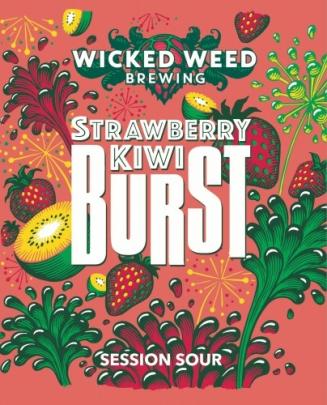 Wicked Weed Brewing - Strawberry Kiwi Burst (12oz can) (12oz can)